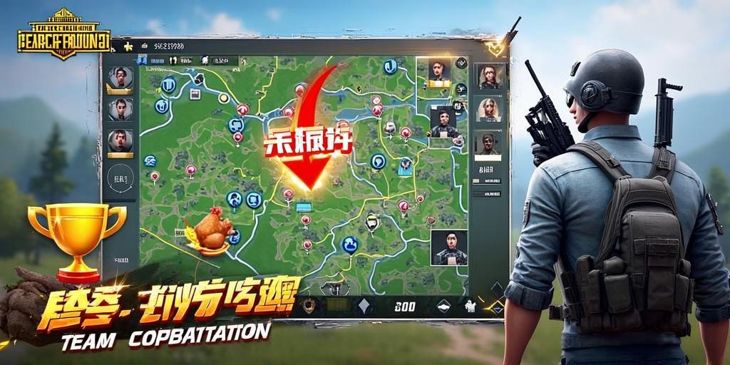 和平精英的小队怎么创建